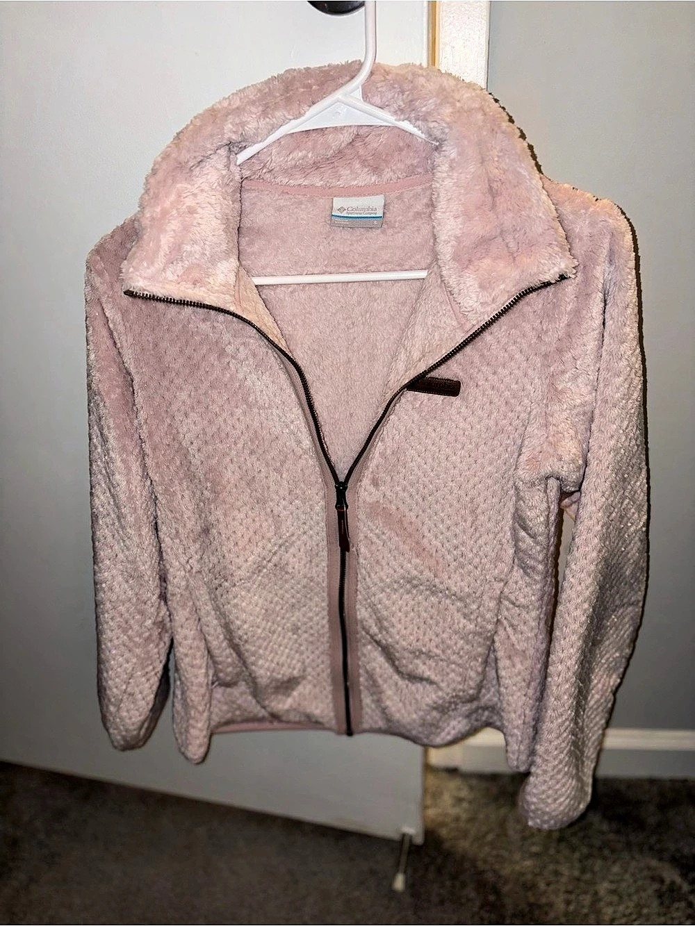 Columbia Timber Meadow MTR Fleece Full Zip Jacket Pink Small